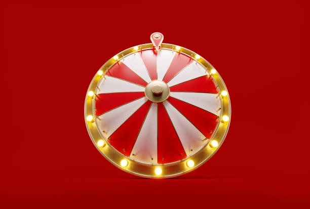 Live roulette spinning wheel in motion